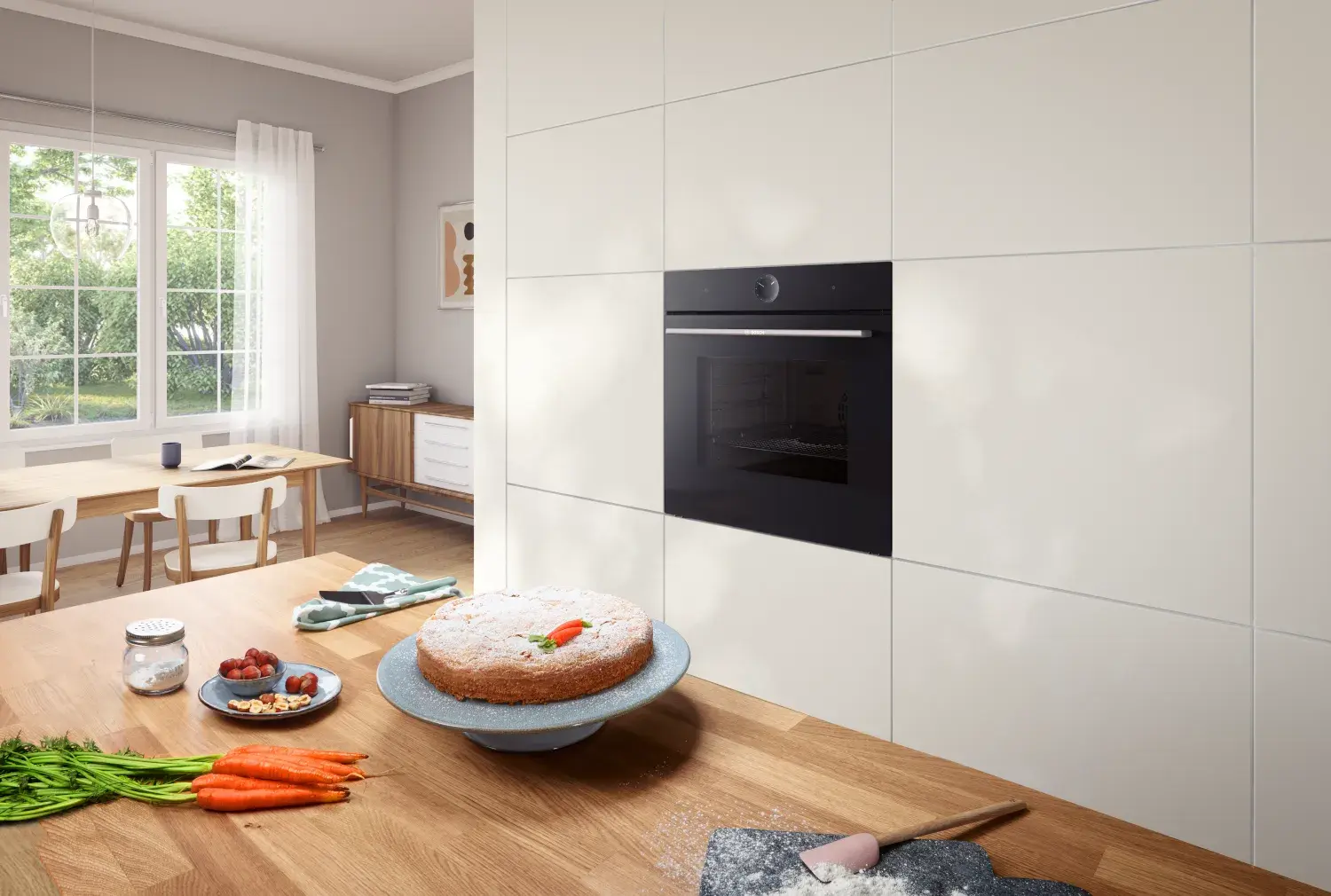 Bosch Backofen Küche Backen Karottenkuchen